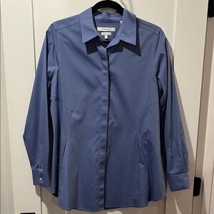 Blue Button-Up Shirt